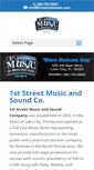 Mobile Screenshot of firststreetmusic.com
